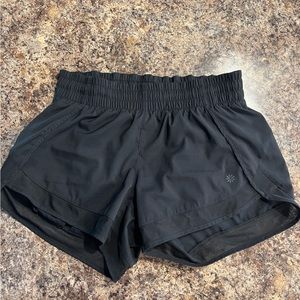 Black Athleta shorts. Xxs